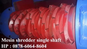 Mesin shredder single shaft