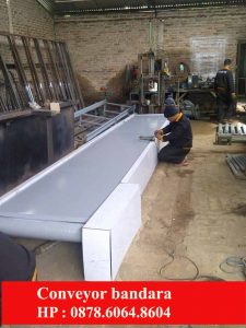 pembuatan dan perancangan mesin conveyor bandara