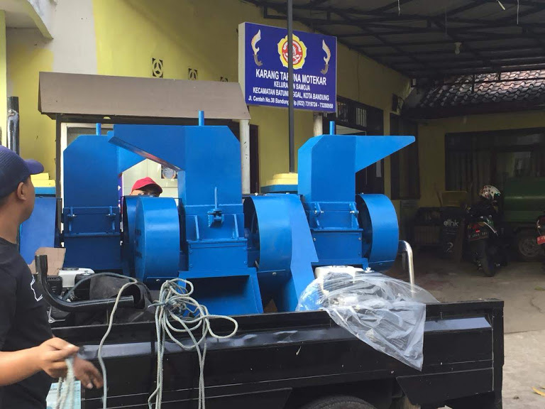 Mesin penghancur daun