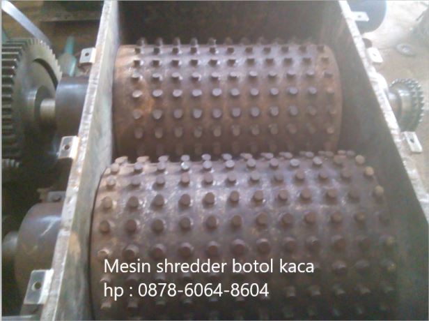 mesin shredder botol kaca