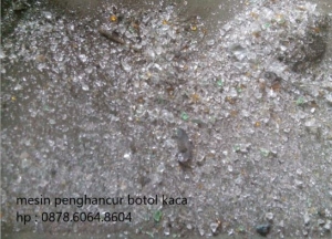 mesin penghancur botol kaca