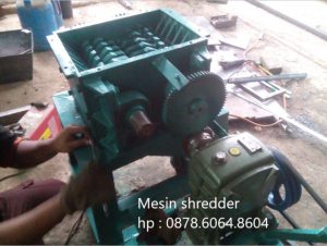 mesin shredder single power