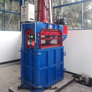 Mesin press sampah plastik 