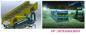 Fabrikasi dan Desain mesin ayakan batu koral dan pasir