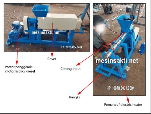 Mesin pelebur styrofoam