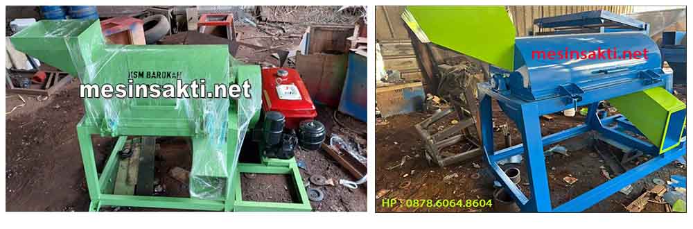 Mesin pencacah organik untuk pembuatan kompos