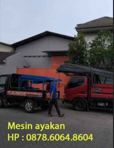 Mesin ayakan kini sudah tiba di Surabaya