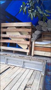 mesin ada di dalam truk