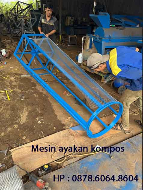 mengirim mesin ayakan kompos ke kantor dinas lingkungan hidup 