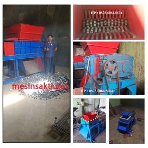 Pembuatan mesin pencacah drum plastik