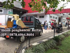 Mesin siap masuk pintu gerbang