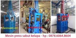 fabrikasi mesin press sabut kelapa