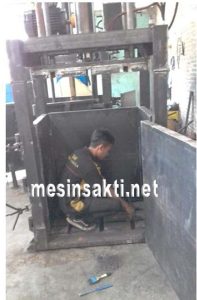 pembuatan mesin press hidrolik