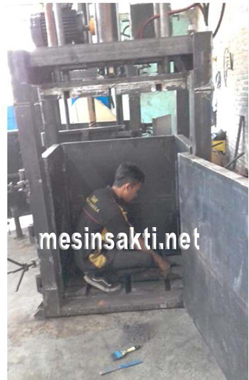 pembuatan mesin press hidrolik